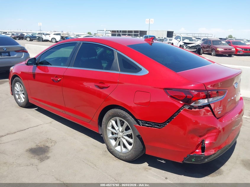 Vin: 5npe24af6kh750793, lot: 45773583, hyundai sonata se 20193