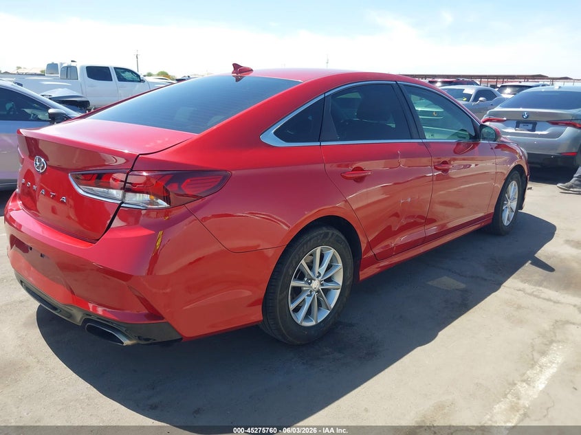 Vin: 5npe24af6kh750793, lot: 45773583, hyundai sonata se 20194