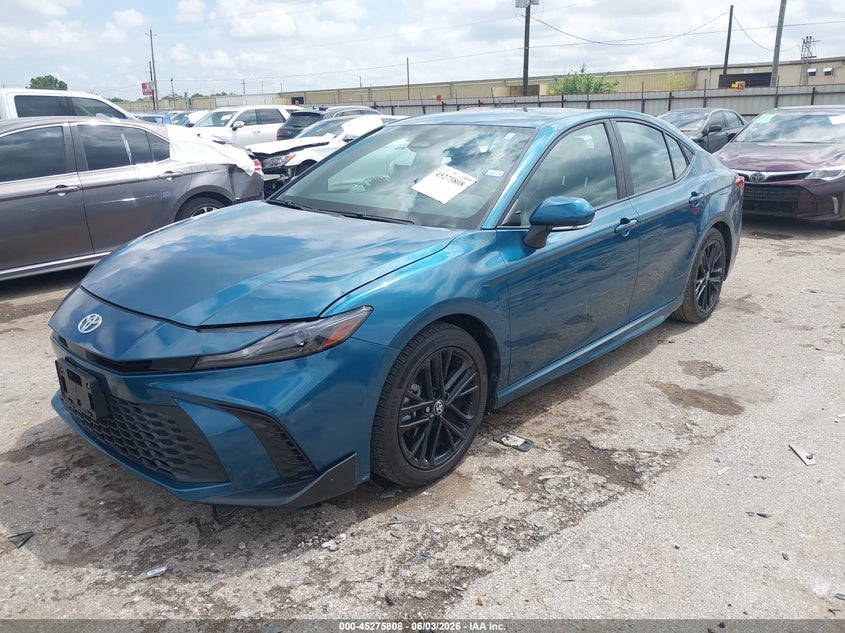 Vin: 4t1daack0su555796, lot: 45773632, toyota camry se 20252