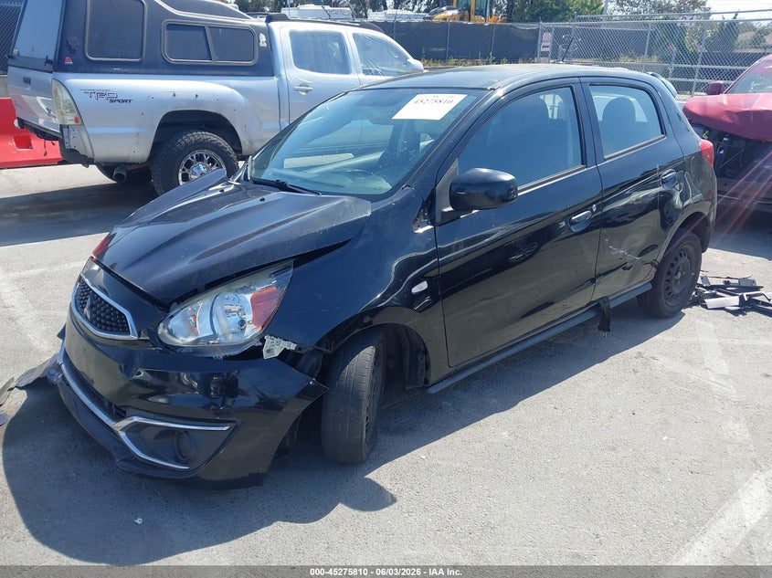 Vin: ml32a3hj9kh013650, lot: 45773633, mitsubishi mirage es 20192