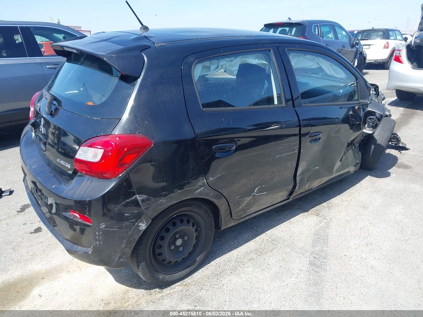 Vin: ml32a3hj9kh013650, lot: 45773633, mitsubishi mirage es 20194