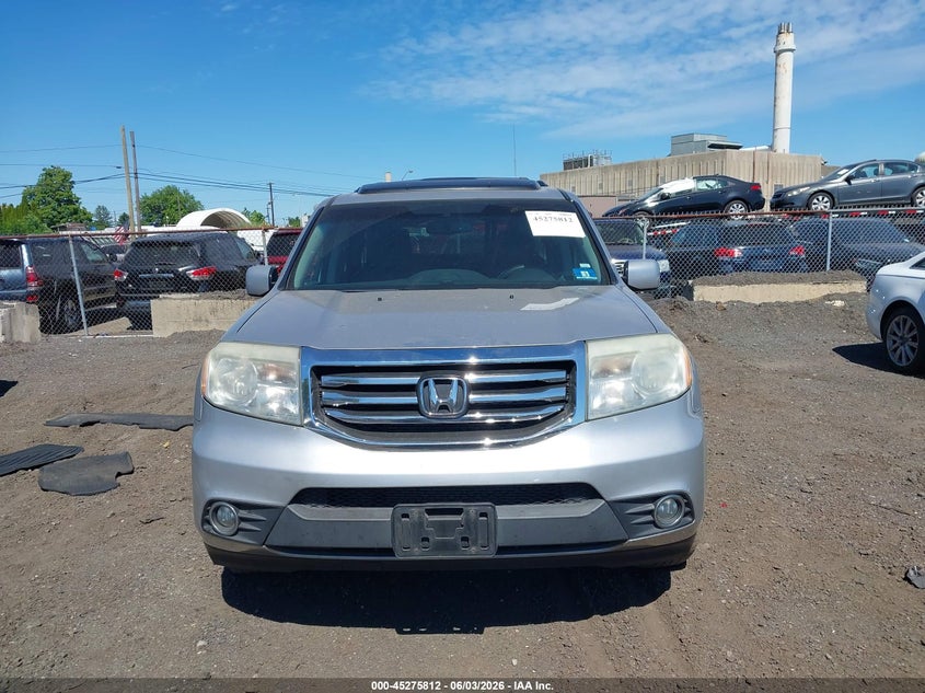 2014 Honda Pilot Ex-L VIN: 5FNYF4H51EB015222 Lot: 45275812