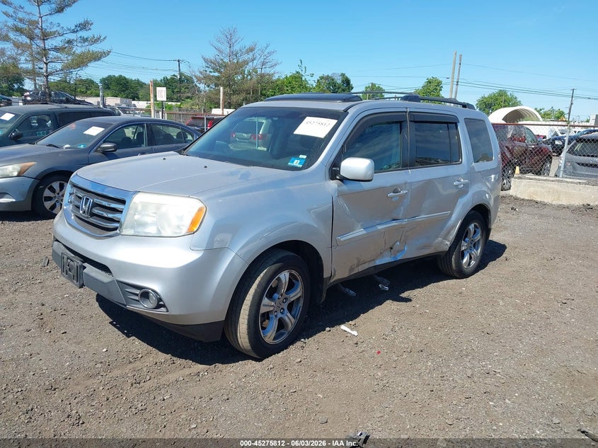 Vin: 5fnyf4h51eb015222, lot: 45773636, honda pilot ex-l 20142
