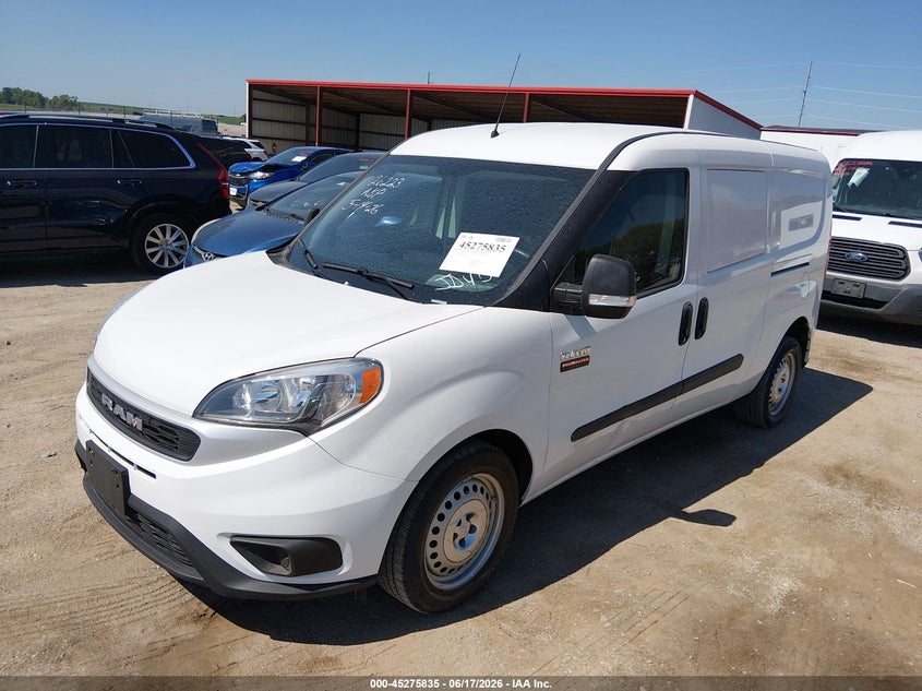 Vin: zfbhrfab5n6w49182, lot: 45773659, ram promaster city cargo van 20222