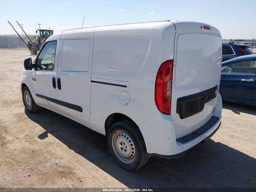 Vin: zfbhrfab5n6w49182, lot: 45773659, ram promaster city cargo van 20223