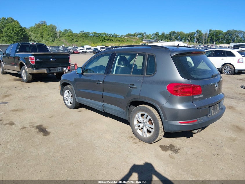 Vin: wvgbv7ax5gw587782, lot: 45773668, volkswagen tiguan s 20163