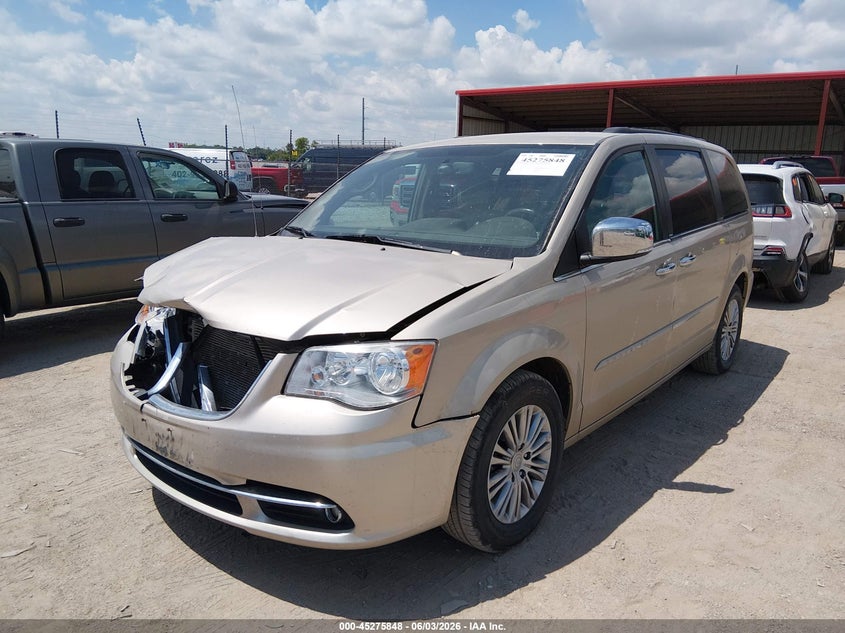 Vin: 2c4rc1cg0er231524, lot: 45773672, chrysler town & country touring-l 20142