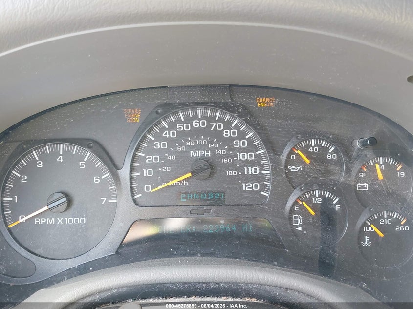 2004 Chevrolet Trailblazer Ext Lt VIN: 1GNES16SX46212610 Lot: 45275859