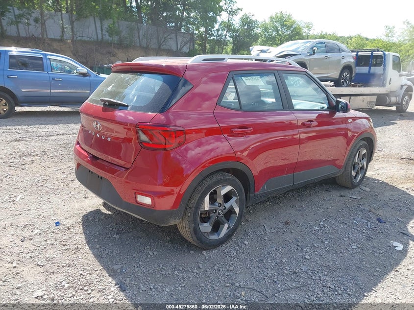 Vin: kmhrc8a30mu103418, lot: 45773684, hyundai venue sel 20214