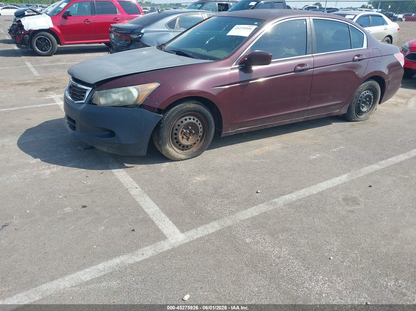 2010 Honda Accord 2.4 Lx 1HGCP2F37AA037663 photo 1