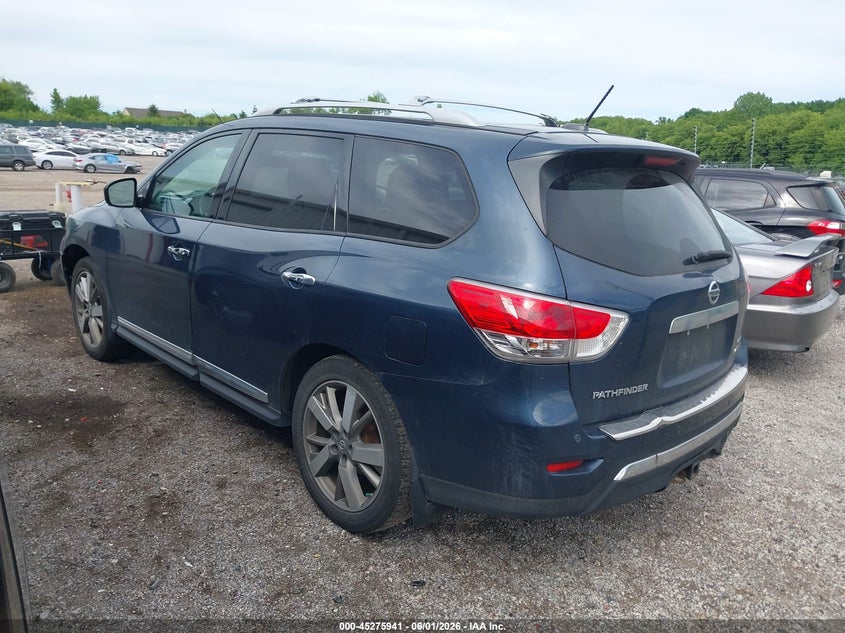 Vin: 5n1ar2mm7fc605221, lot: 45773765, nissan pathfinder platinum 20153