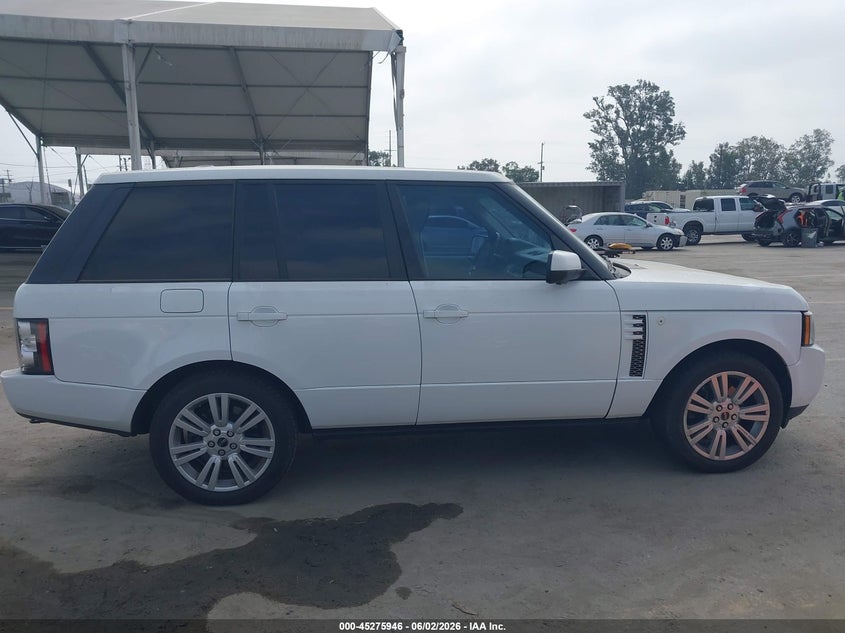 2012 Land Rover Range Rover Hse VIN: SALMF1D46CA383534 Lot: 45275946