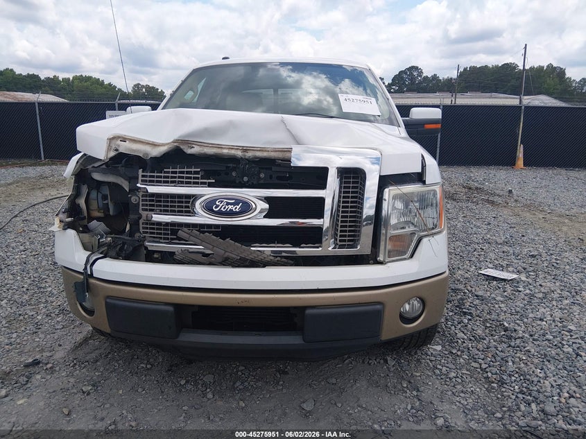 2012 Ford F-150 3.5 Lariat white Lot 111045275951 Vin 1FTFW1CT9CFB61453