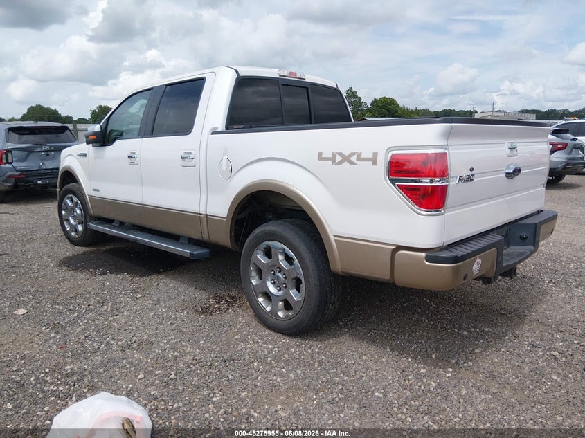Vin: 1ftfw1et9ckd87349, lot: 45773779, ford f-150 lariat 20123