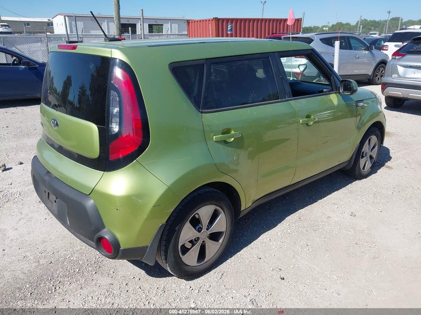 Vin: kndjn2a23e7709358, lot: 45773791, kia soul 20144