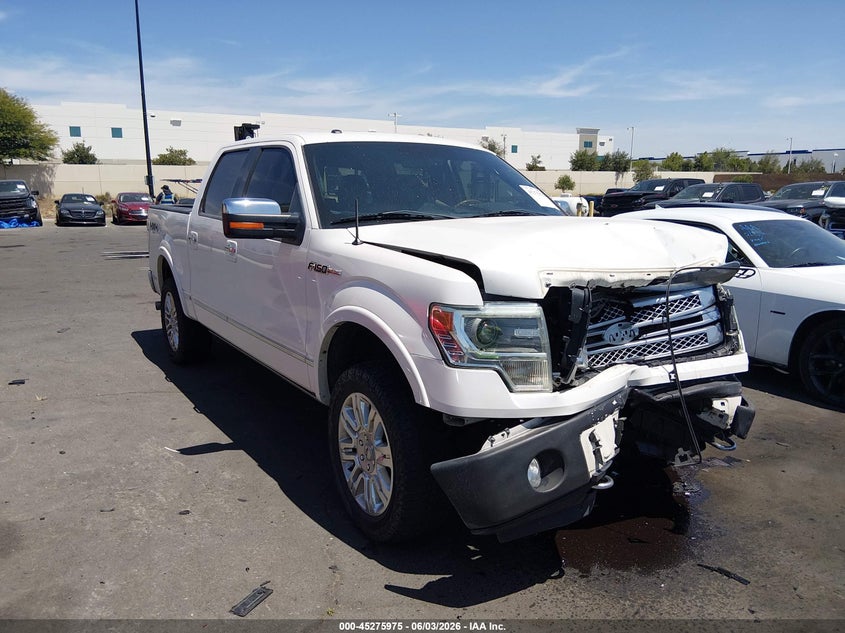 2013 Ford F-150 Platinum VIN: 1FTFW1EF2DFD11377 Lot: 45275975