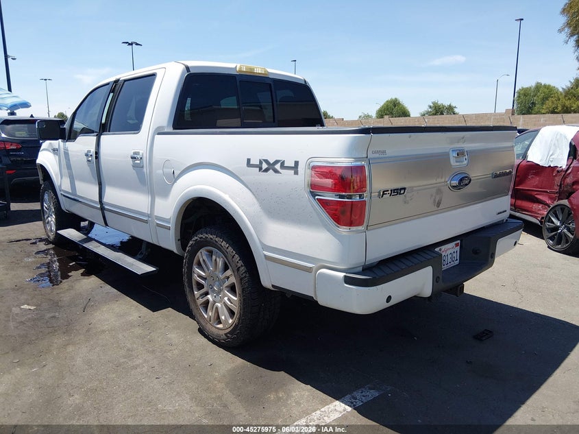 2013 Ford F-150 Platinum VIN: 1FTFW1EF2DFD11377 Lot: 45275975