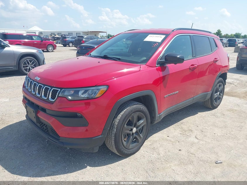 Vin: 3c4njdbn4pt568865, lot: 45773800, jeep compass latitude 4x4 20232