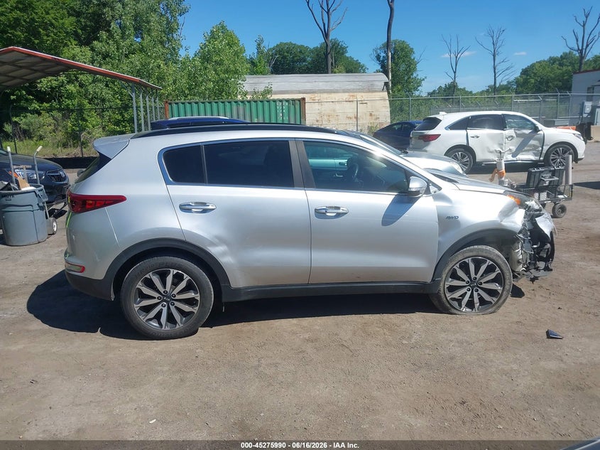 VIN KNDPNCAC2J7422631 2018 KIA SPORTAGE EX
