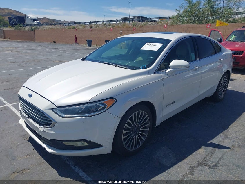 Vin: 3fa6p0ru6jr143344, lot: 45773844, ford fusion hybrid titanium 20182