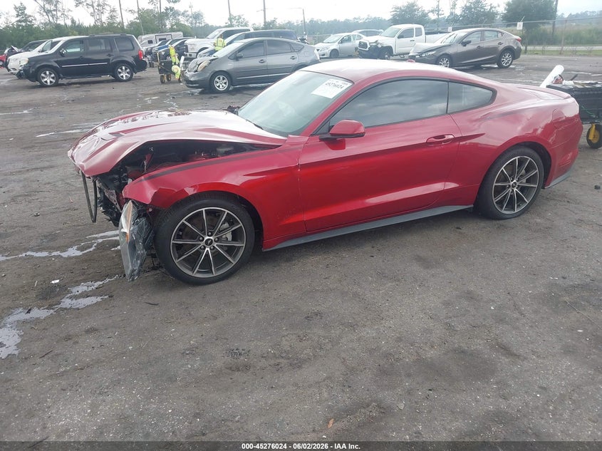 Vin: 1fa6p8th3k5186604, lot: 45773848, ford mustang ecoboost premium 20192