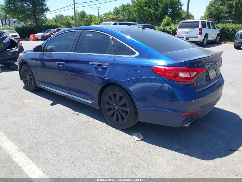 Vin: 5npe34af2fh105786, lot: 45773883, hyundai sonata sport/limited 20153
