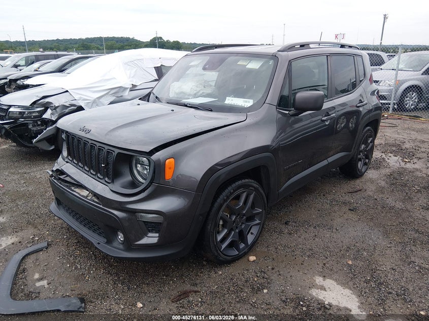 Vin: zacnjcb13mpm52693, lot: 45773955, jeep renegade latitude fwd 20212