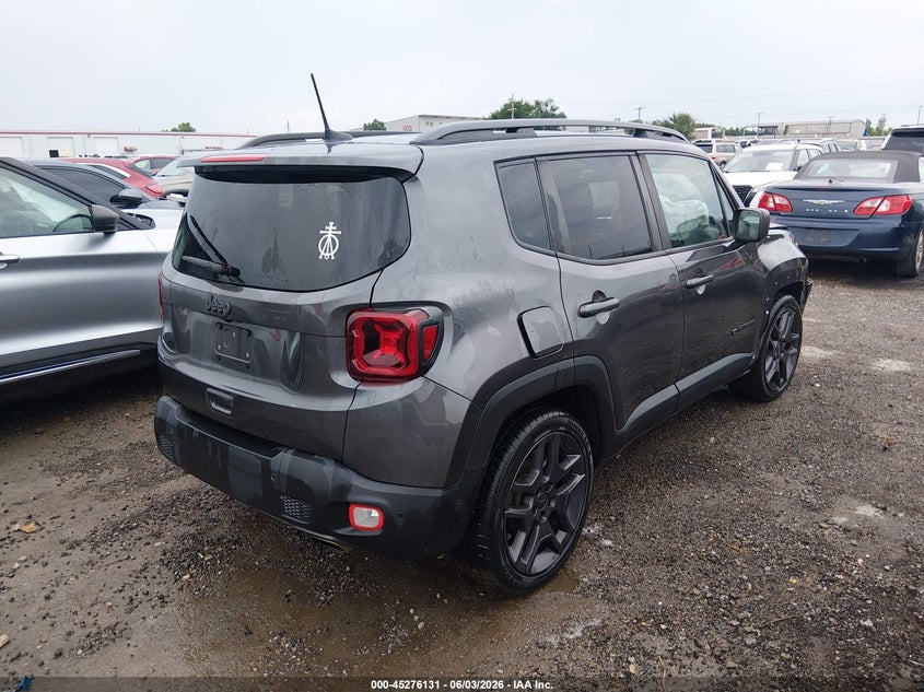 Vin: zacnjcb13mpm52693, lot: 45773955, jeep renegade latitude fwd 20214