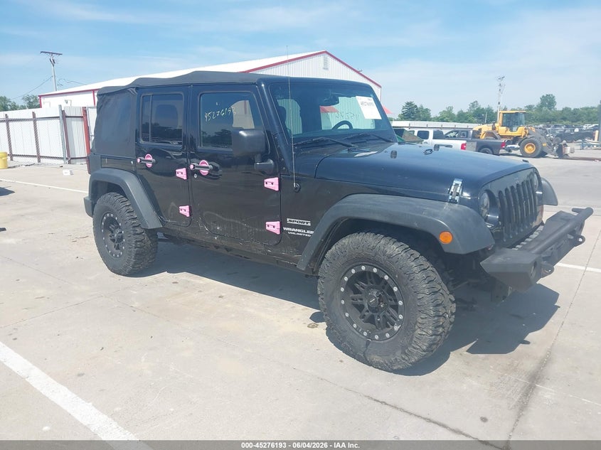 Vin: 1c4hjwdg6dl509301, lot: 45774018, jeep wrangler unlimited sport 2013 img_1