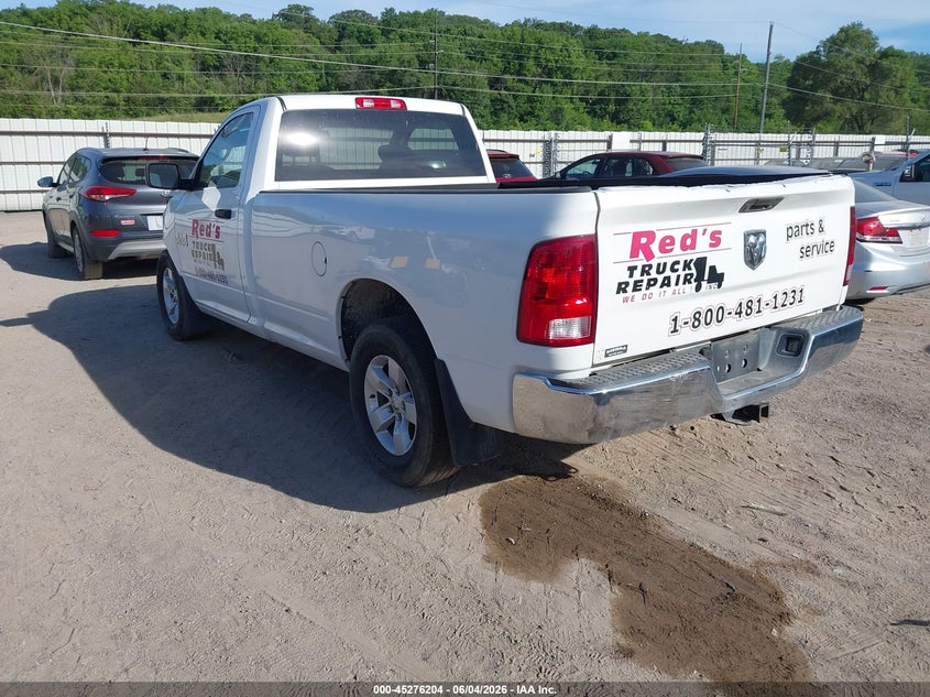 Vin: 3c6jr6dg6gg326029, lot: 45774028, ram 1500 tradesman 20163