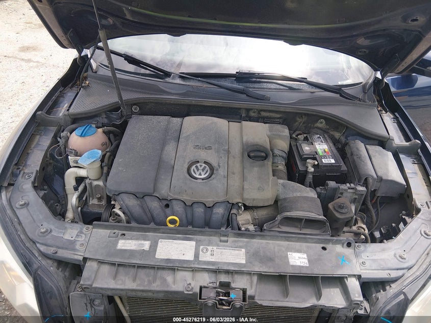 2013 Volkswagen Passat 2.5L S/2.5L Wolfsburg Edition VIN: 1VWAH7A36DC151439 Lot: 45276219