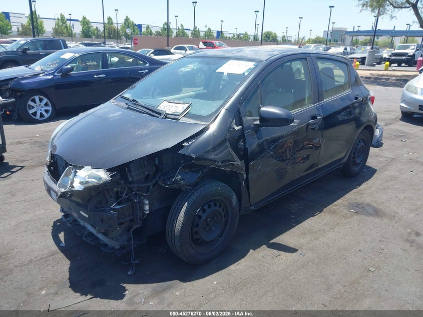 Vin: jtdktud33cd539186, lot: 45774094, toyota yaris le 20122