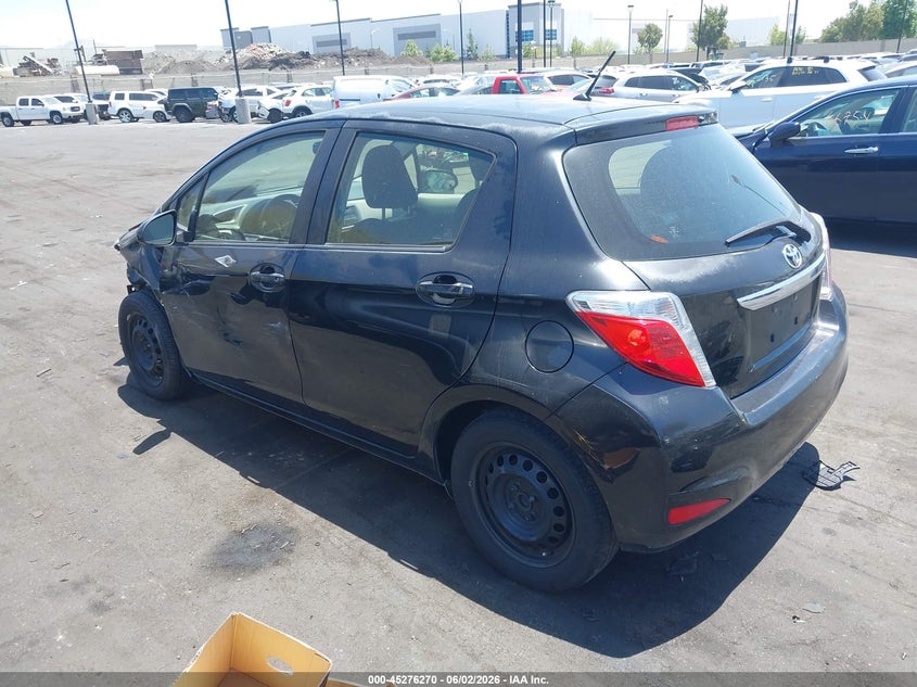 Vin: jtdktud33cd539186, lot: 45774094, toyota yaris le 20123