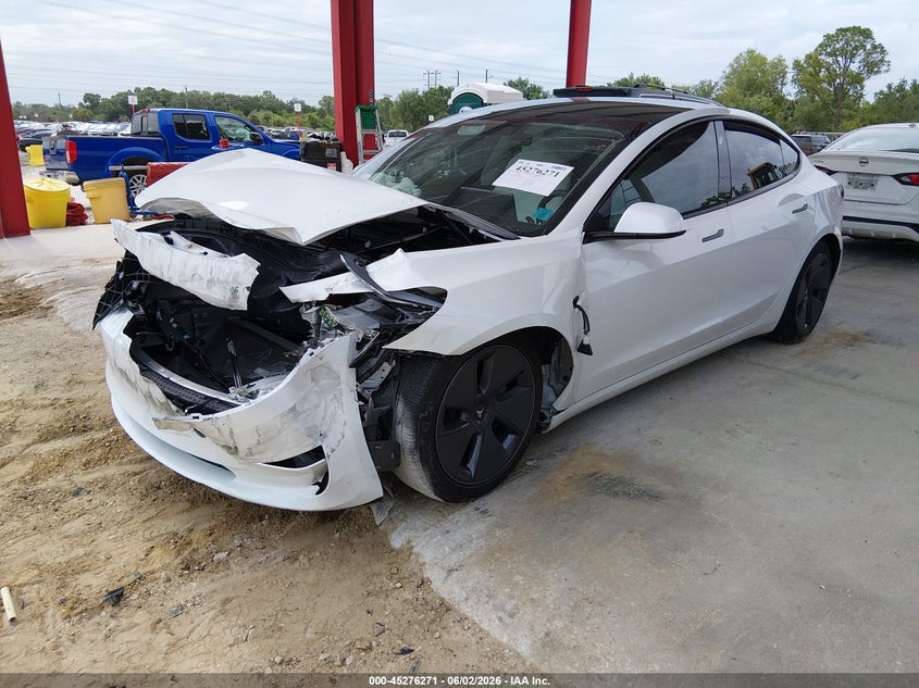 Vin: 5yj3e1eaxpf493901, lot: 45774095, tesla model 3 rear-wheel drive 20232