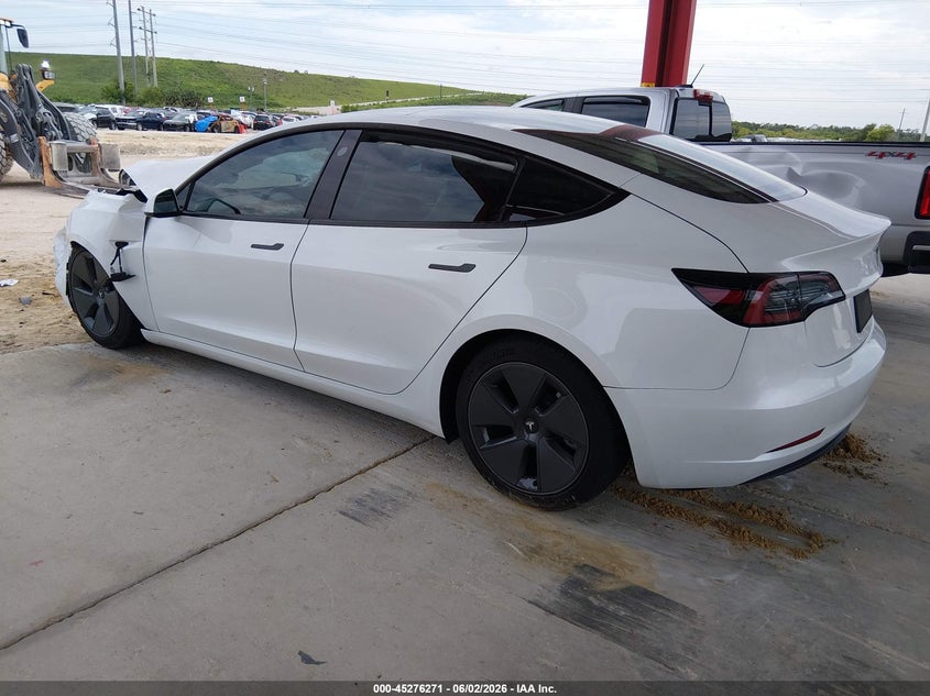 Vin: 5yj3e1eaxpf493901, lot: 45774095, tesla model 3 rear-wheel drive 20233