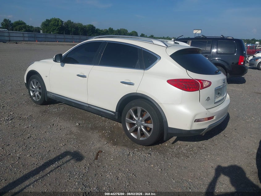 Vin: jn1bj0rr2gm265693, lot: 45774104, infiniti qx50 20163