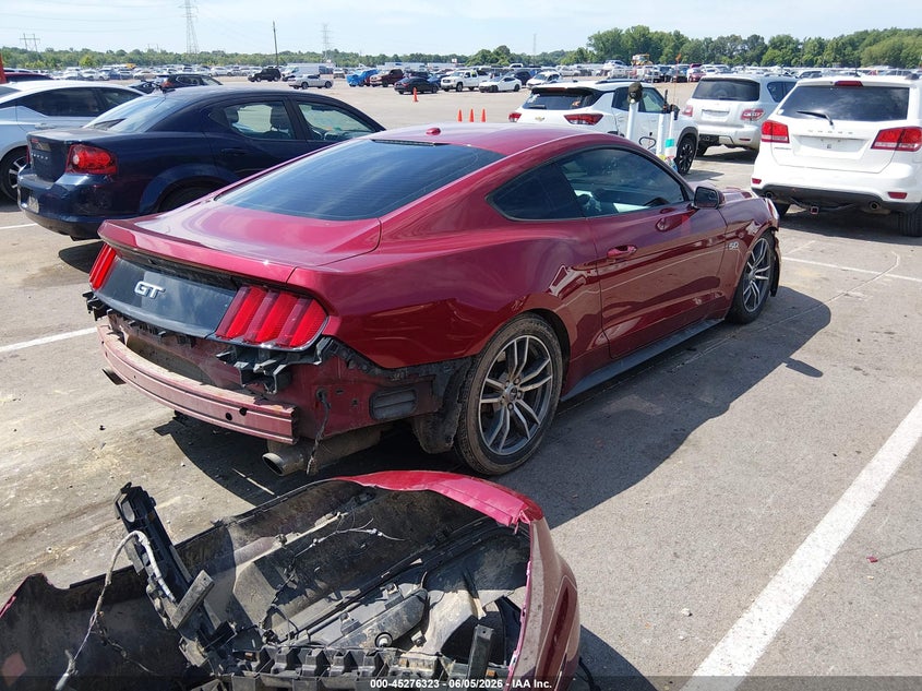 Vin: 1fa6p8cf5g5302102, lot: 45774147, ford mustang gt premium 20164
