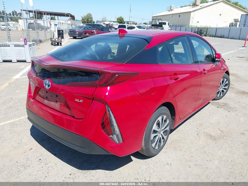 Vin: jtdkarfp1l3128295, lot: 45774287, toyota prius prime xle 20204