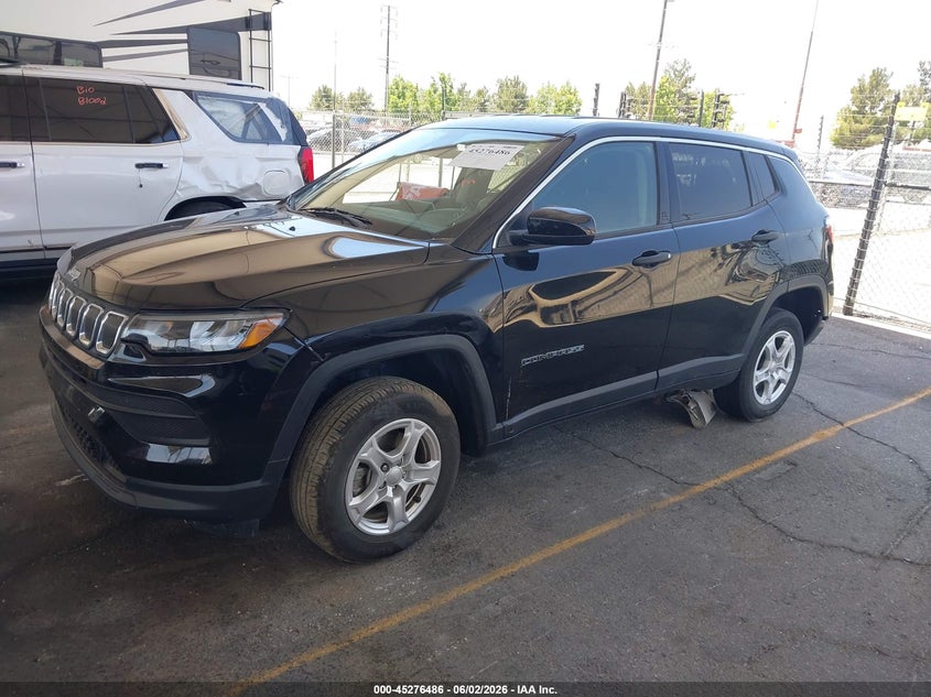 Vin: 3c4njdab1nt202513, lot: 45774310, jeep compass sport 4x4 20222
