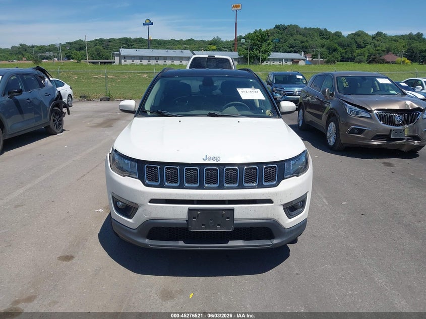 2018 Jeep Compass Latitude Fwd VIN: 3C4NJCBB0JT182385 Lot: 45276521