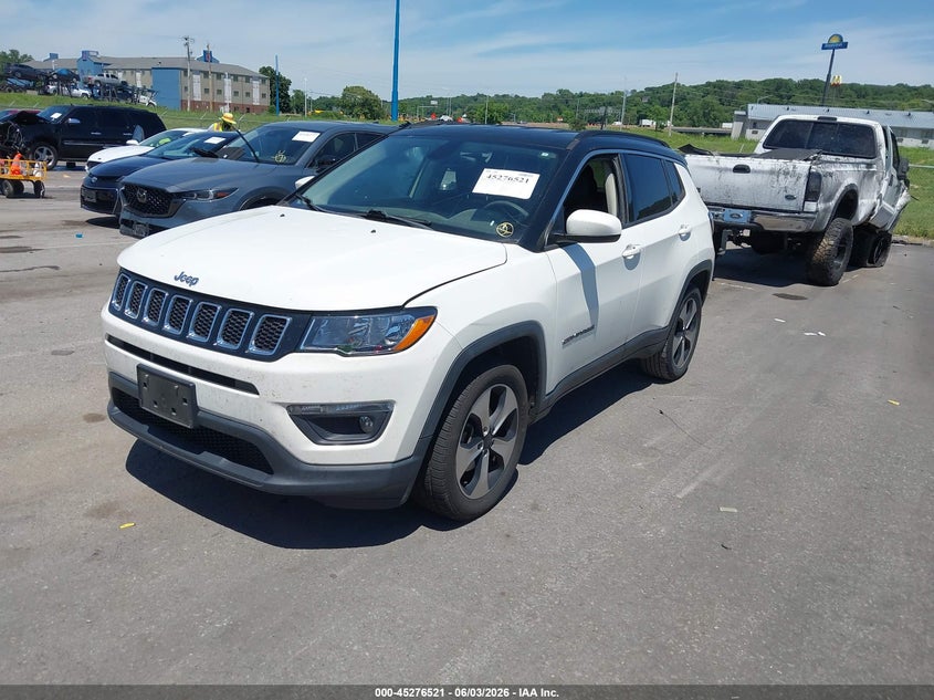 Vin: 3c4njcbb0jt182385, lot: 45774345, jeep compass latitude fwd 20182