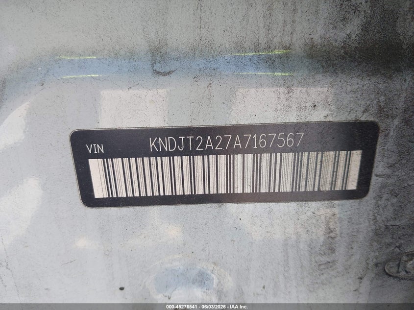 2010 Kia Soul + VIN: KNDJT2A27A7167567 Lot: 45276541