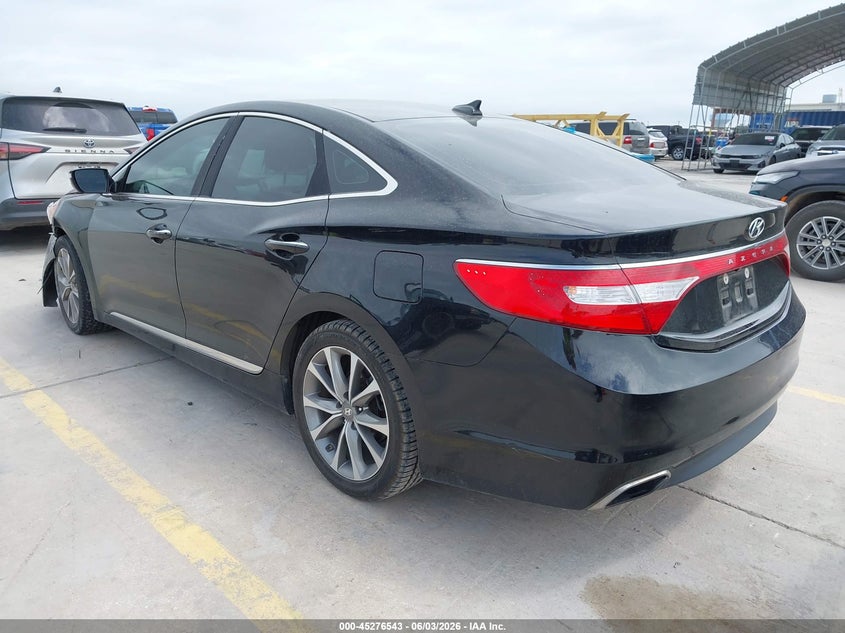 Vin: kmhfg4jg9fa483365, lot: 45774367, hyundai azera 20153