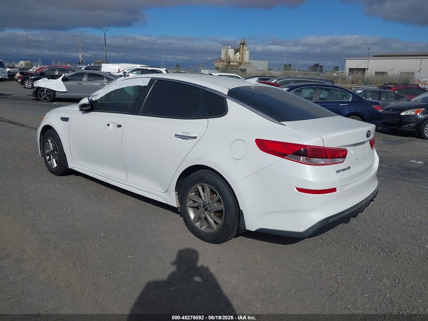Vin: 5xxgt4l39kg324312, lot: 45774416, kia optima lx 20193