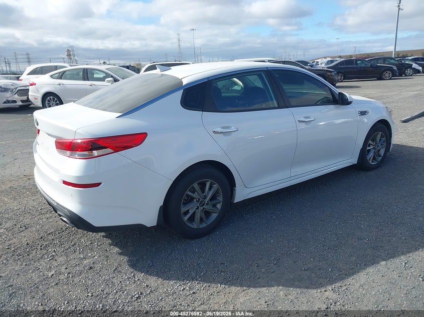 Vin: 5xxgt4l39kg324312, lot: 45774416, kia optima lx 20194