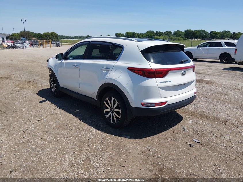 Vin: kndpncac2h7078678, lot: 45774430, kia sportage ex 20173