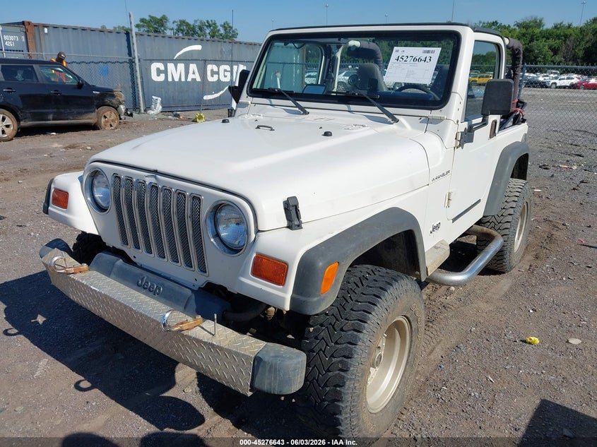 1998 Jeep Wrangler Se VIN: 1J4FY29P3WP766166 Lot: 45276643