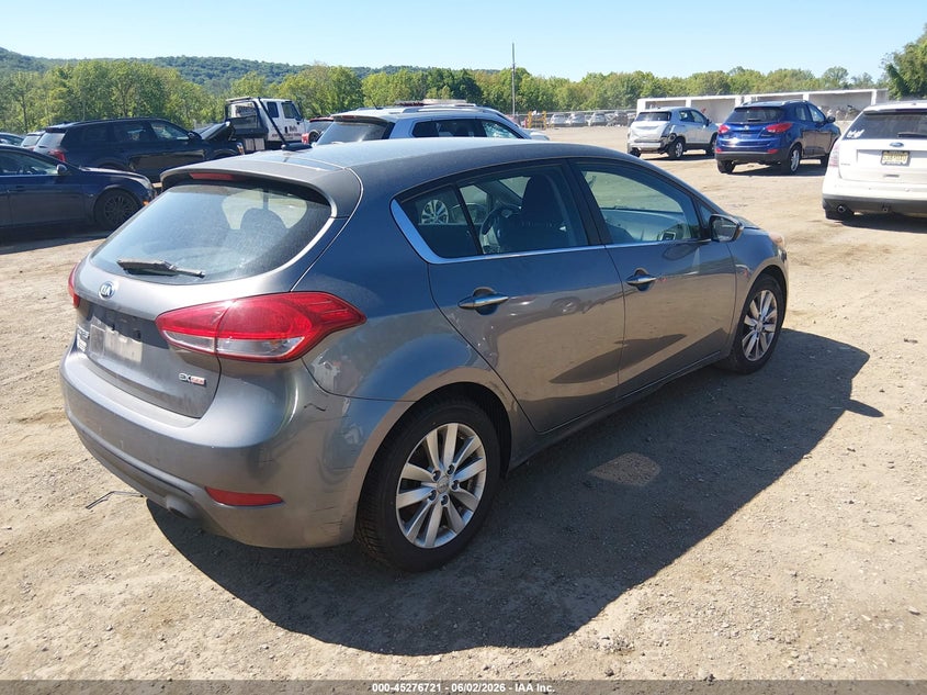 Vin: knafx5a89f5318618, lot: 45774545, kia forte ex 20154