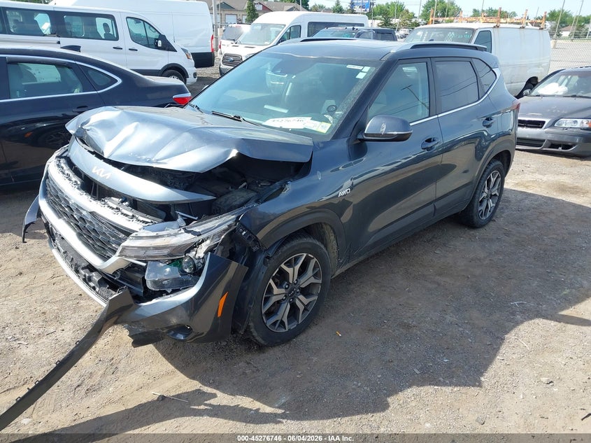 Vin: kndercaa3n7295596, lot: 45774570, kia seltos ex 20222