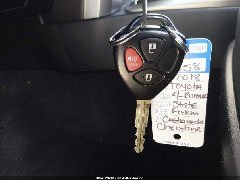 2018 TOYOTA 4RUNNER SR5 PREMIUM — Photo 11
